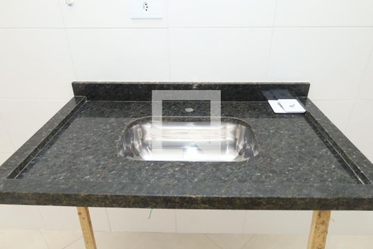 Cozinha de apartamento à venda com 1 quarto, 28m² em Vila Siria, São Paulo