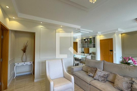 Sala de apartamento para alugar com 2 quartos, 140m² em Residencial Tambore Iii, Santana de Parnaíba