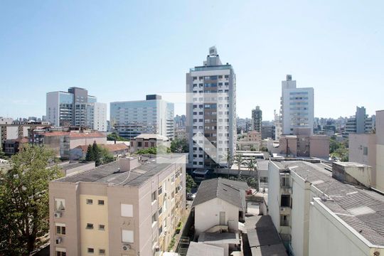 Sala Vista de apartamento à venda com 1 quarto, 32m² em Santana, Porto Alegre