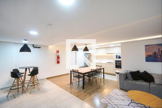 Condomínio - Salão de Festas   de apartamento à venda com 2 quartos, 34m² em Chácara Califórnia, São Paulo