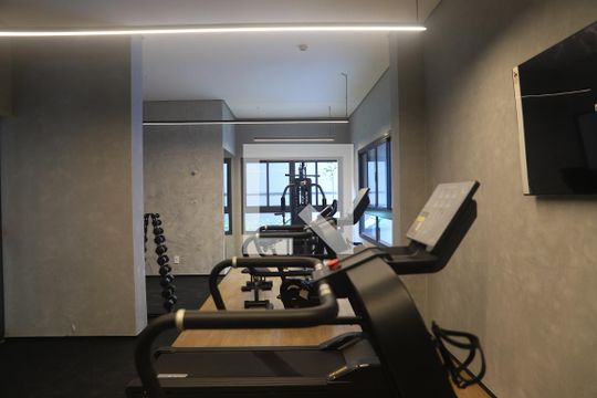 Área comum - Academia de apartamento à venda com 1 quarto, 29m² em Mirandópolis, São Paulo