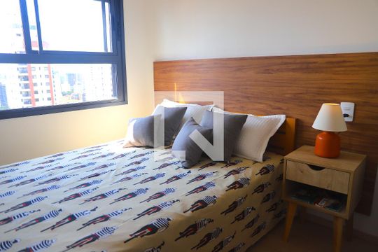 Quarto de apartamento à venda com 1 quarto, 29m² em Mirandópolis, São Paulo