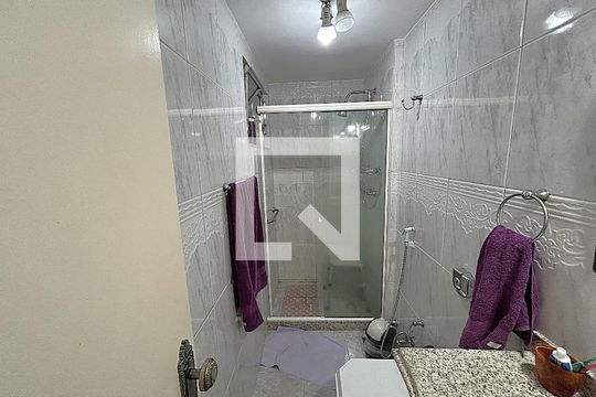 Banheiro da Suíte de apartamento à venda com 2 quartos, 70m² em Engenho de Dentro, Rio de Janeiro
