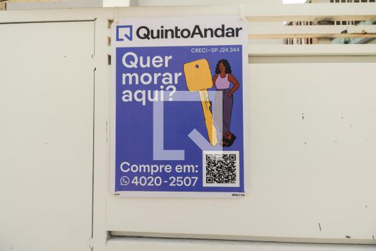 Placa de apartamento à venda com 1 quarto, 40m² em Chácara Califórnia, São Paulo