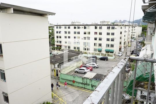 Vista - Varanda Sala de apartamento à venda com 2 quartos, 54m² em Taquara, Rio de Janeiro