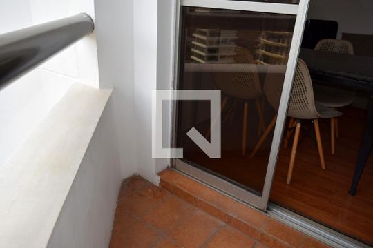 Varanda da Sala de apartamento à venda com 1 quarto, 47m² em Vila Mariana, São Paulo