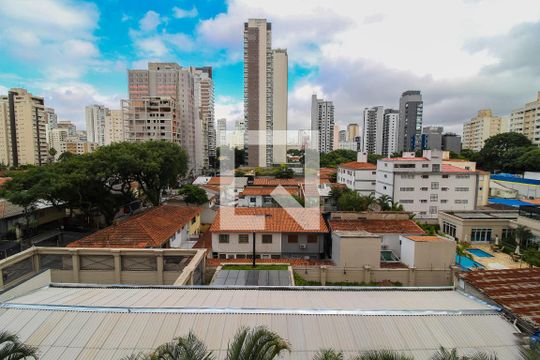 Vista da Sala de apartamento para alugar com 1 quarto, 35m² em Vila Olímpia, São Paulo