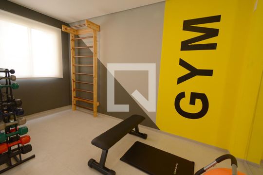 Área comum - Academia de apartamento para alugar com 2 quartos, 37m² em Socorro, São Paulo