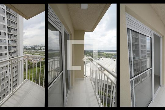 Varanda da Sala de apartamento para alugar com 2 quartos, 37m² em Socorro, São Paulo