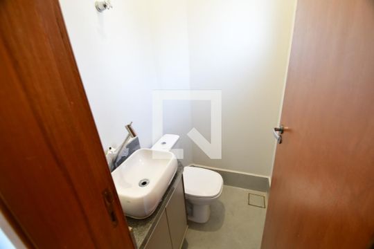 Lavabo de casa de condomínio para alugar com 3 quartos, 96m² em Loteamento Alphaville Campinas, Campinas