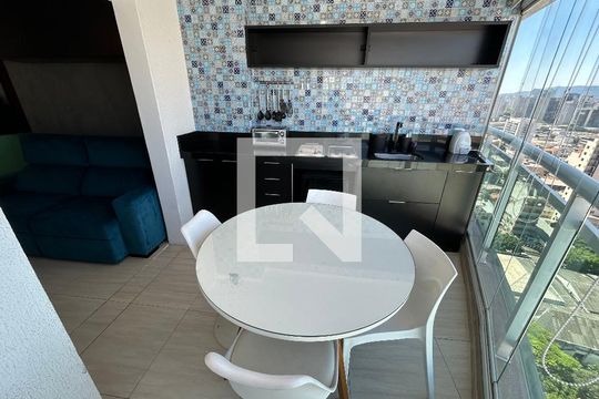 Varanda gourmet de apartamento à venda com 1 quarto, 36m² em Barra Funda, São Paulo