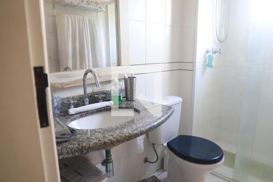 Banheiro da Suíte 1 de apartamento à venda com 3 quartos, 110m² em Vila da Saúde, São Paulo
