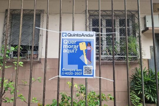 Fachada Placa de apartamento à venda com 3 quartos, 80m² em Tijuca, Rio de Janeiro