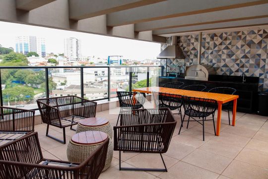 Área comum - Churrasqueira de apartamento à venda com 2 quartos, 95m² em Vila Osasco, Osasco