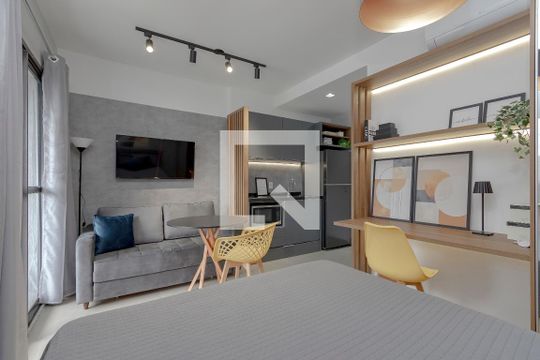 Studio de kitnet/studio à venda com 1 quarto, 27m² em Jardim das Acacias, São Paulo