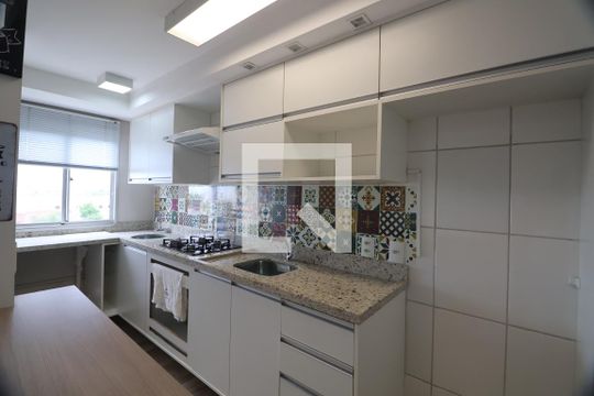 Cozinha e Área de Serviço de apartamento à venda com 2 quartos, 50m² em Mato Grande, Canoas