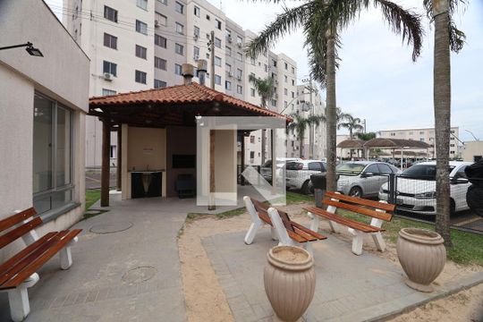 Área comum - Churrasqueira de apartamento à venda com 2 quartos, 50m² em Mato Grande, Canoas