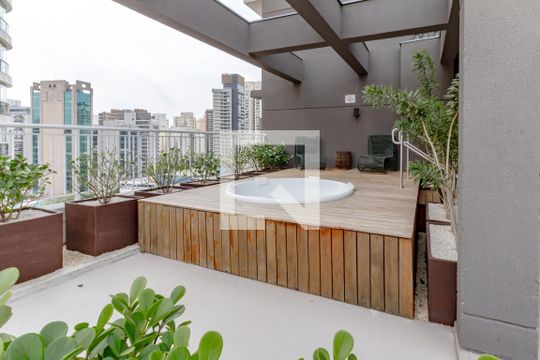 Área comum - Jaccuzzi de apartamento à venda com 1 quarto, 27m² em Vila Nova Conceição, São Paulo