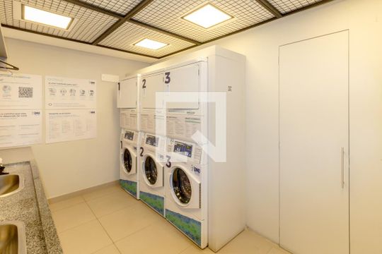 Área comum - Lavanderia de apartamento à venda com 1 quarto, 27m² em Vila Nova Conceição, São Paulo