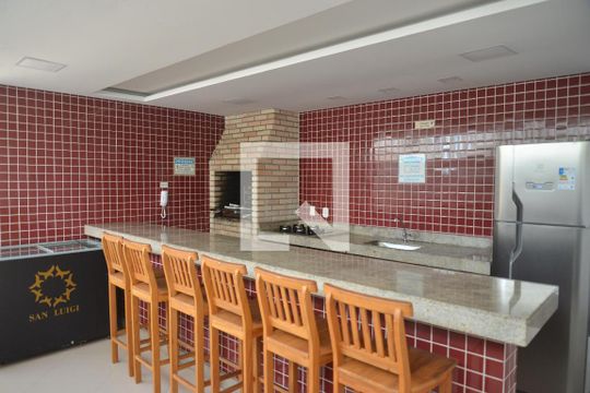 Área comum - Churrasqueira de apartamento à venda com 2 quartos, 51m² em Utinga, Santo André