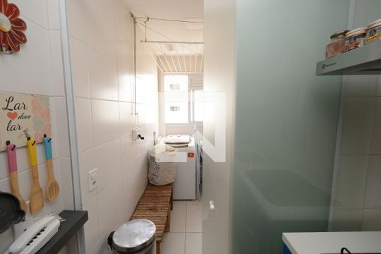 Área de Serviço de apartamento à venda com 2 quartos, 61m² em Campininha, São Paulo
