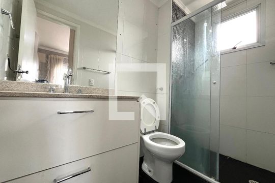 Banheiro da Suíte de apartamento para alugar com 2 quartos, 67m² em Vila Santa Catarina, São Paulo
