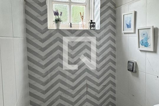 Lavabo de casa de condomínio para alugar com 4 quartos, 341m² em Alphaville 05, Santana de Parnaíba
