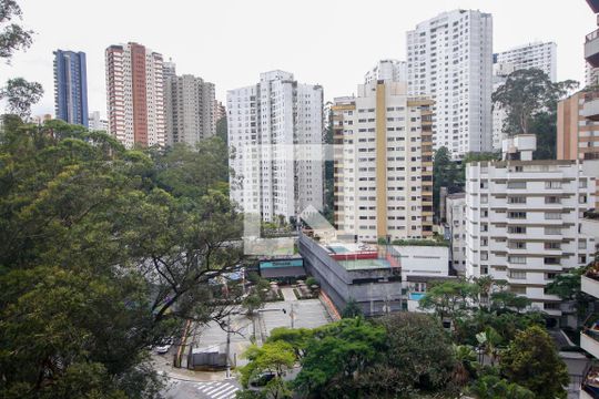 Vista da Varanda de apartamento para alugar com 3 quartos, 190m² em Vila Andrade, São Paulo