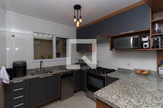 Cozinha de casa de condomínio à venda com 3 quartos, 112m² em Vila Nova Mazzei, São Paulo