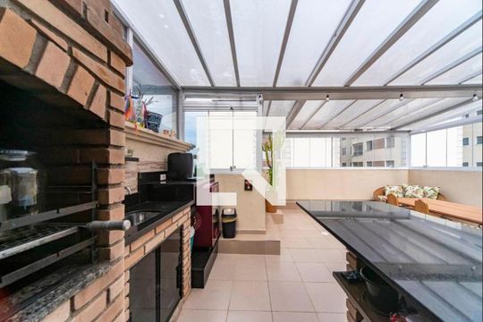 Área comum - Churrasqueira de apartamento para alugar com 2 quartos, 52m² em Parque São Vicente, Santo André