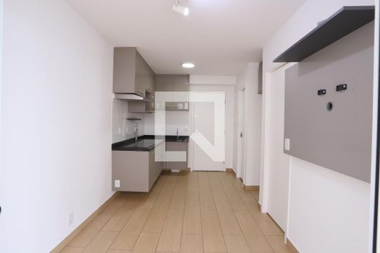 Sala/Cozinha de apartamento para alugar com 1 quarto, 33m² em Belém, São Paulo