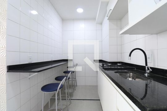 Cozinha de apartamento à venda com 2 quartos, 34m² em Várzea da Barra Funda, São Paulo