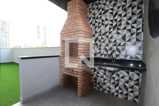 Área comum - Churrasqueira de apartamento à venda com 1 quarto, 28m² em Parque da Vila Prudente, São Paulo