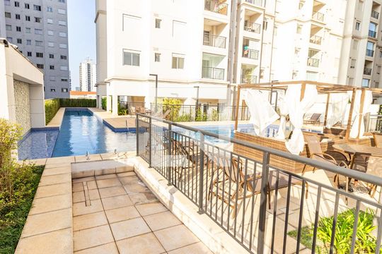 Área comum - Piscina de apartamento à venda com 2 quartos, 55m² em Mooca, São Paulo