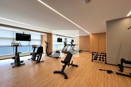 Área comum - Academia de apartamento para alugar com 1 quarto, 29m² em Jardim Prudência, São Paulo