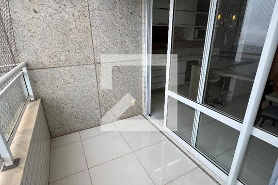 Varanda da Sala de apartamento à venda com 2 quartos, 78m² em Vila da Serra, Nova Lima