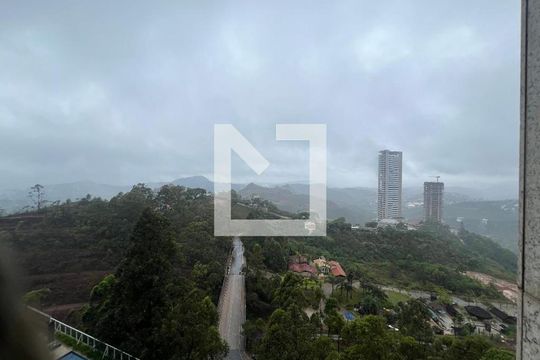 Vista da Varanda de apartamento à venda com 2 quartos, 78m² em Vila da Serra, Nova Lima