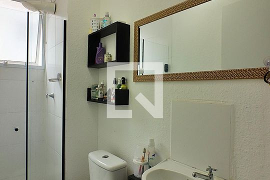 Banheiro Social de apartamento à venda com 2 quartos, 42m² em Jardim Sao Saverio, São Paulo
