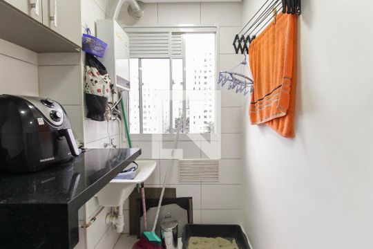 Área de Serviço de apartamento para alugar com 2 quartos, 42m² em Jardim Brasilia, São Paulo