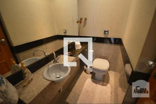 Lavabo de apartamento à venda com 4 quartos, 276m² em Funcionários, Belo Horizonte