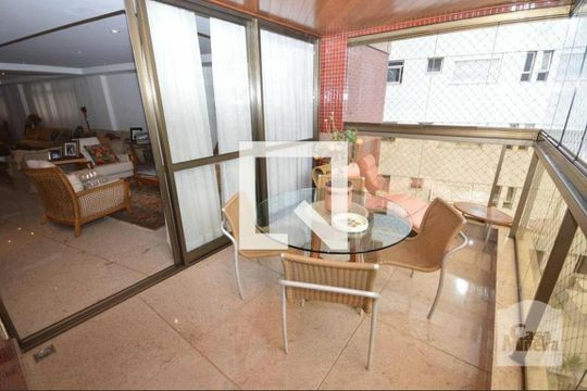 Varanda de apartamento à venda com 4 quartos, 276m² em Funcionários, Belo Horizonte