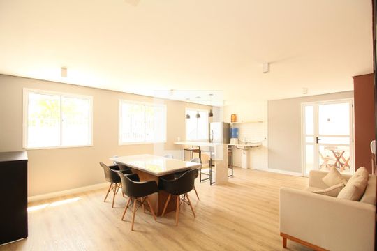 Área comum - Salão de festas de apartamento à venda com 2 quartos, 34m² em Vila Andrade, São Paulo