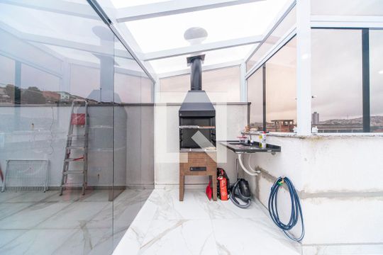 Área Gourmet de apartamento à venda com 2 quartos, 96m² em Vila Guarará, Santo André