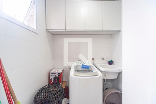 Área de Serviço de apartamento à venda com 2 quartos, 96m² em Vila Guarará, Santo André