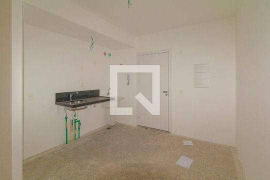 Sala/Cozinha de kitnet/studio à venda com 1 quarto, 38m² em Centro, Canoas