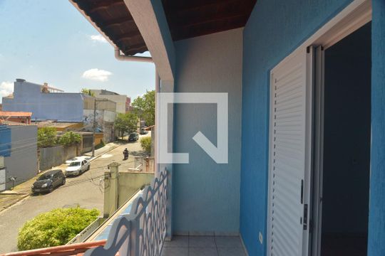 Varanda - Quarto 4 de casa à venda com 6 quartos, 259m² em Jardim Marek, Santo André