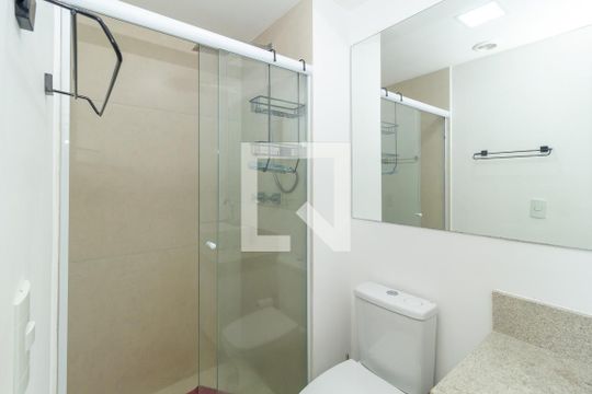 Banheiro da Suíte de apartamento para alugar com 2 quartos, 74m² em Tatuapé, São Paulo