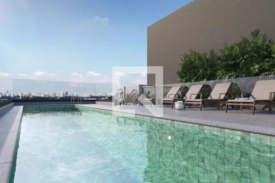 Área comum - Piscina de kitnet/studio para alugar com 1 quarto, 20m² em Bela Vista, São Paulo