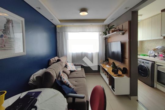 Sala de apartamento à venda com 2 quartos, 47m² em Jardim Marcia, Campinas