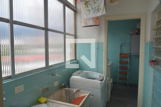 Área de serviço  de apartamento à venda com 2 quartos, 94m² em Centro, Santo André